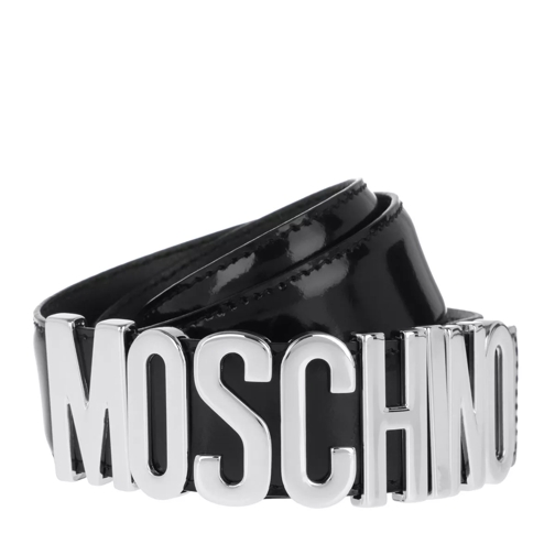 Moschino Cintura Fantasia Nero Ledergürtel