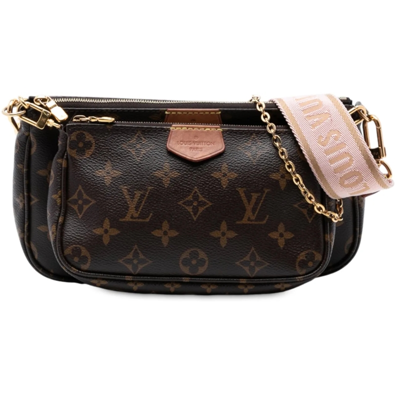 Louis Vuitton Schultertasche Monogram Multi Pochette Accessoires braun
