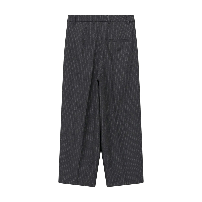 ROSSI Stoffen broek Hose aus Woll-Mix grau(Image 2)
