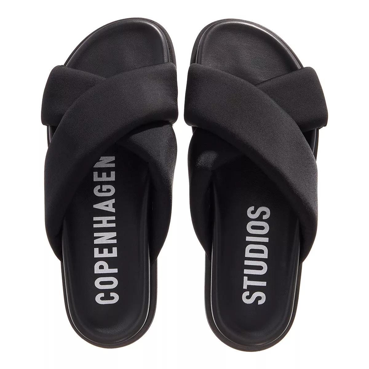copenhagen sandales, cph811 neopren sandals en noir - pour dames