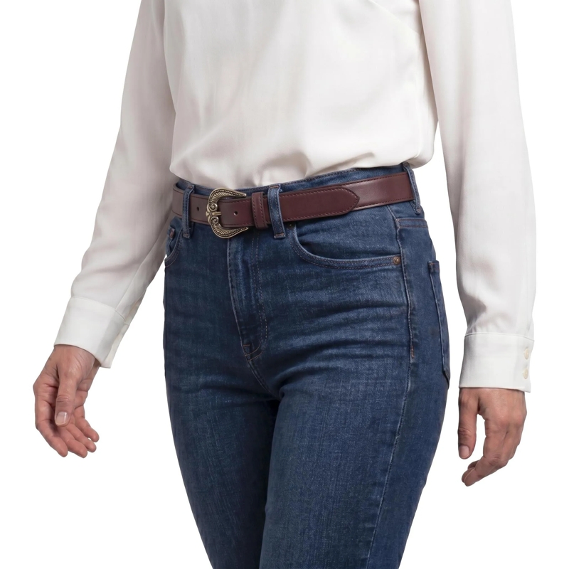 Etro Gürtel Gürtel aus Leder lila