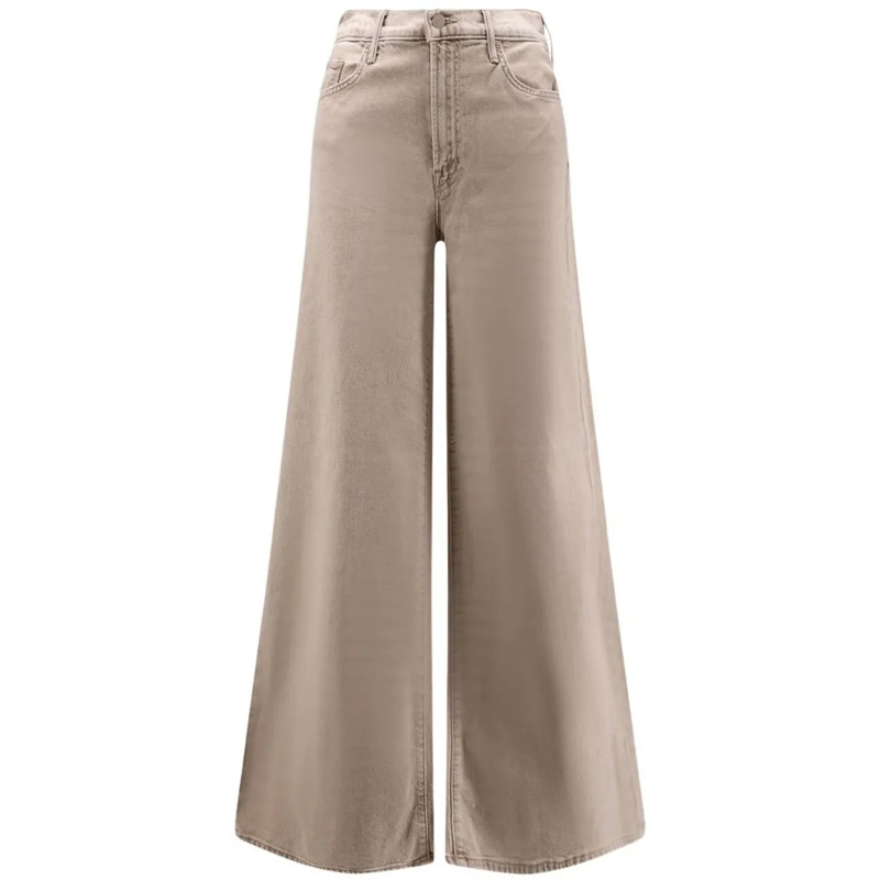 Mother Jeans à jambe droite Jeans Beige beige