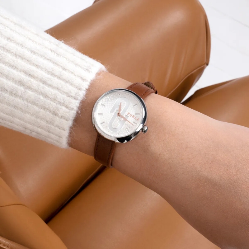 Furla Quarzuhr Quarz Analog Uhr Furla Cosy braun(Image 2)