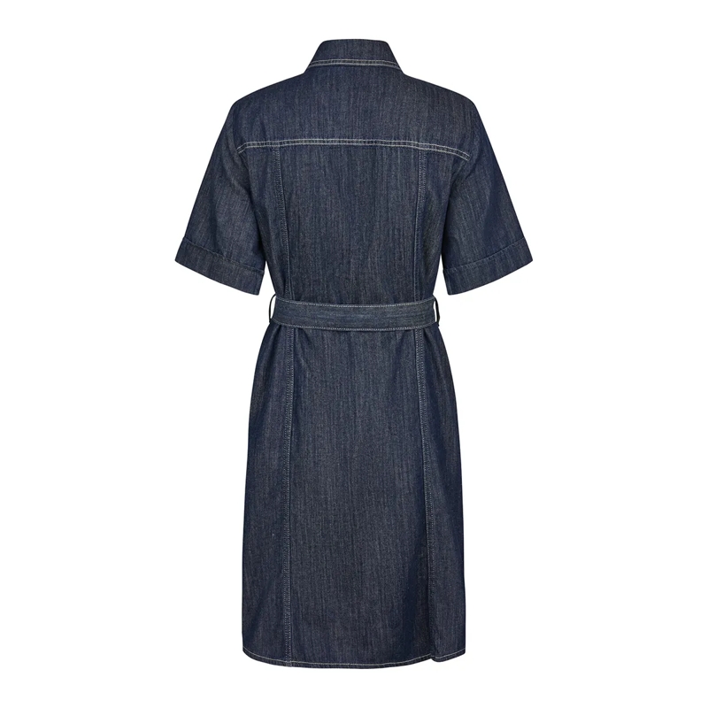 Marc Aurel Midikleid Jeanskleid blau(Image 5)