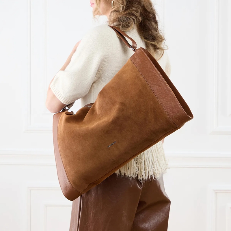 Coccinelle Businesstasche Coccinelleelinor Suede Bi Cognac/Cognac(Image 2)