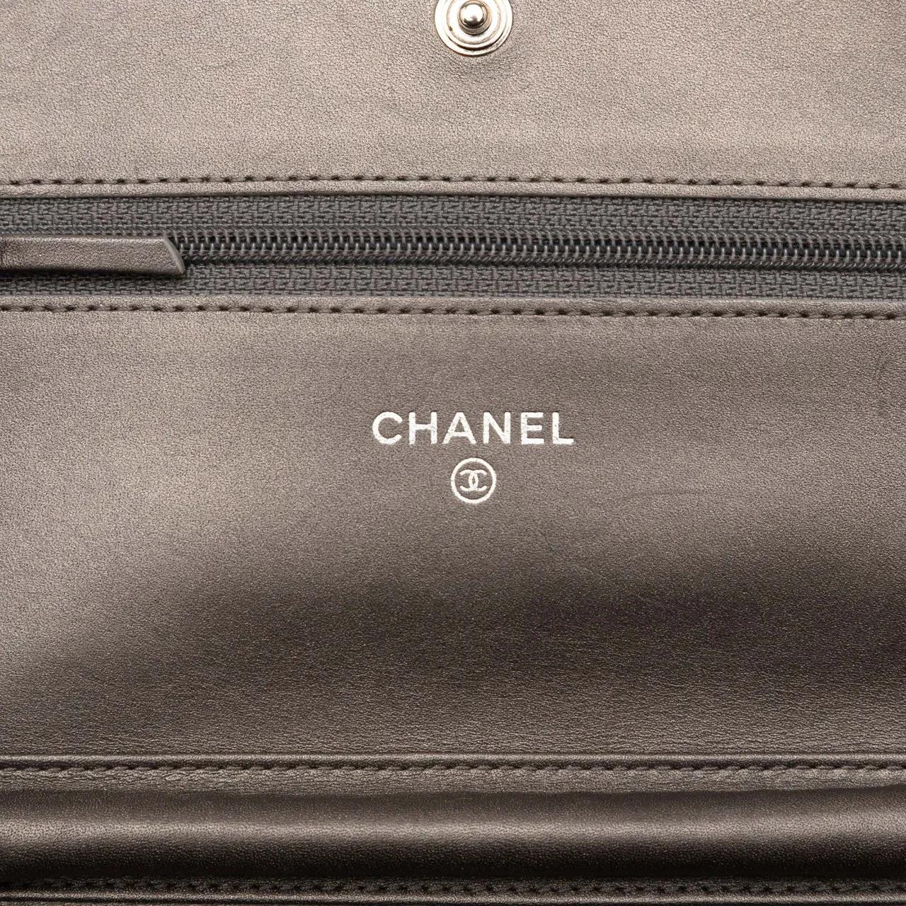 Thumbnail - Chanel Hobo Bags - CC Metallic Caviar Wallet on Chain - Gr. unisize - in Schwarz - für Damen