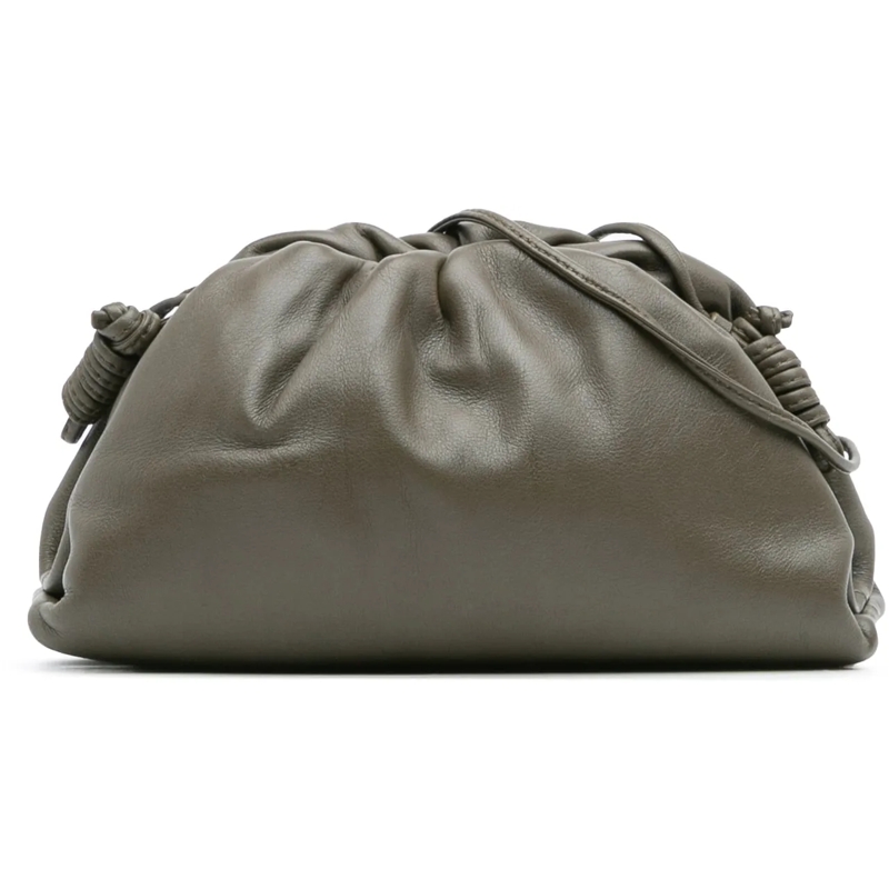 Bottega Veneta Sac à bandoulière Lambskin The Mini Pouch Crossbody braun