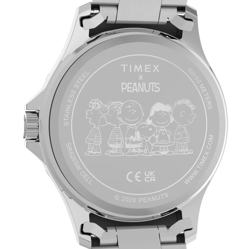 Timex Quarzuhr Quarz-Analoguhr Timex X Peanuts Navi Soccer silber(Image 4)