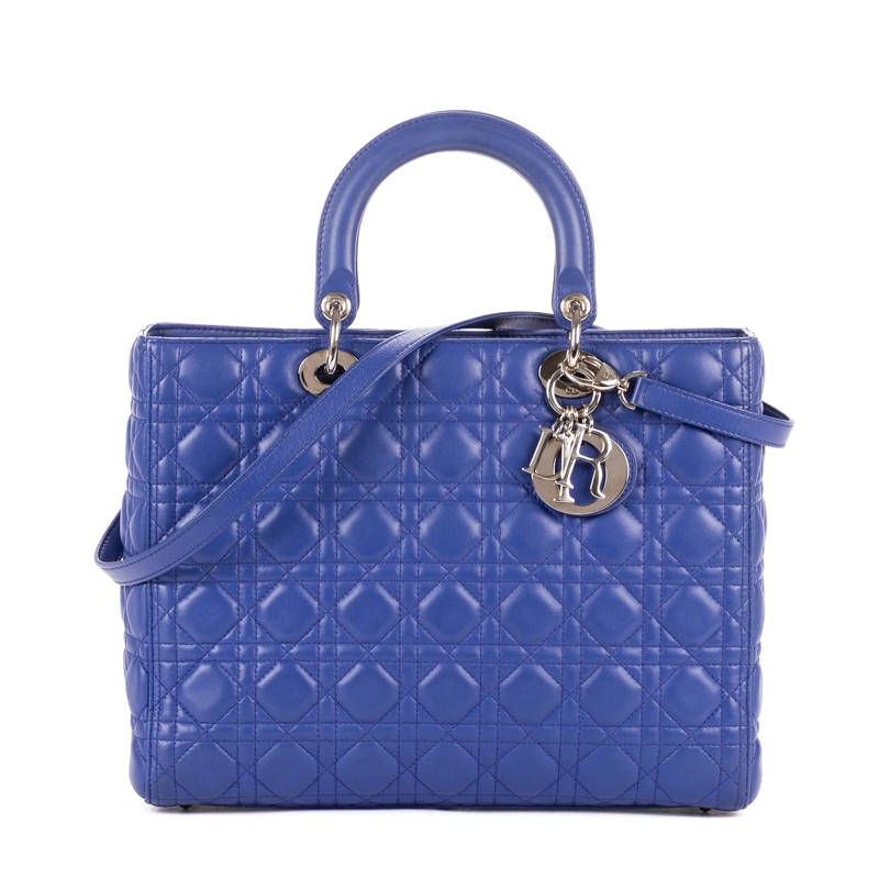 Christian Dior Crossbody Bag Lady Dior Large blau