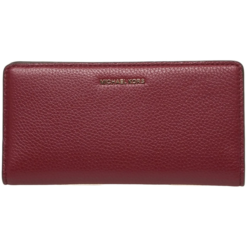 MICHAEL Michael Kors Geldbörse Grained leather wallet rot