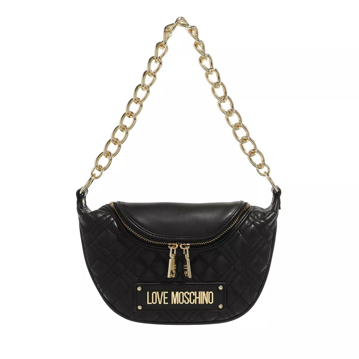 Love Moschino Borsa Quilted Pu Nero Hobo Bag