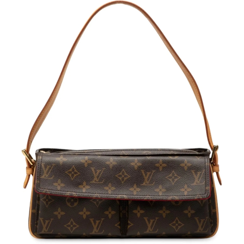 Louis Vuitton Schultertasche Monogram Viva Cite MM braun