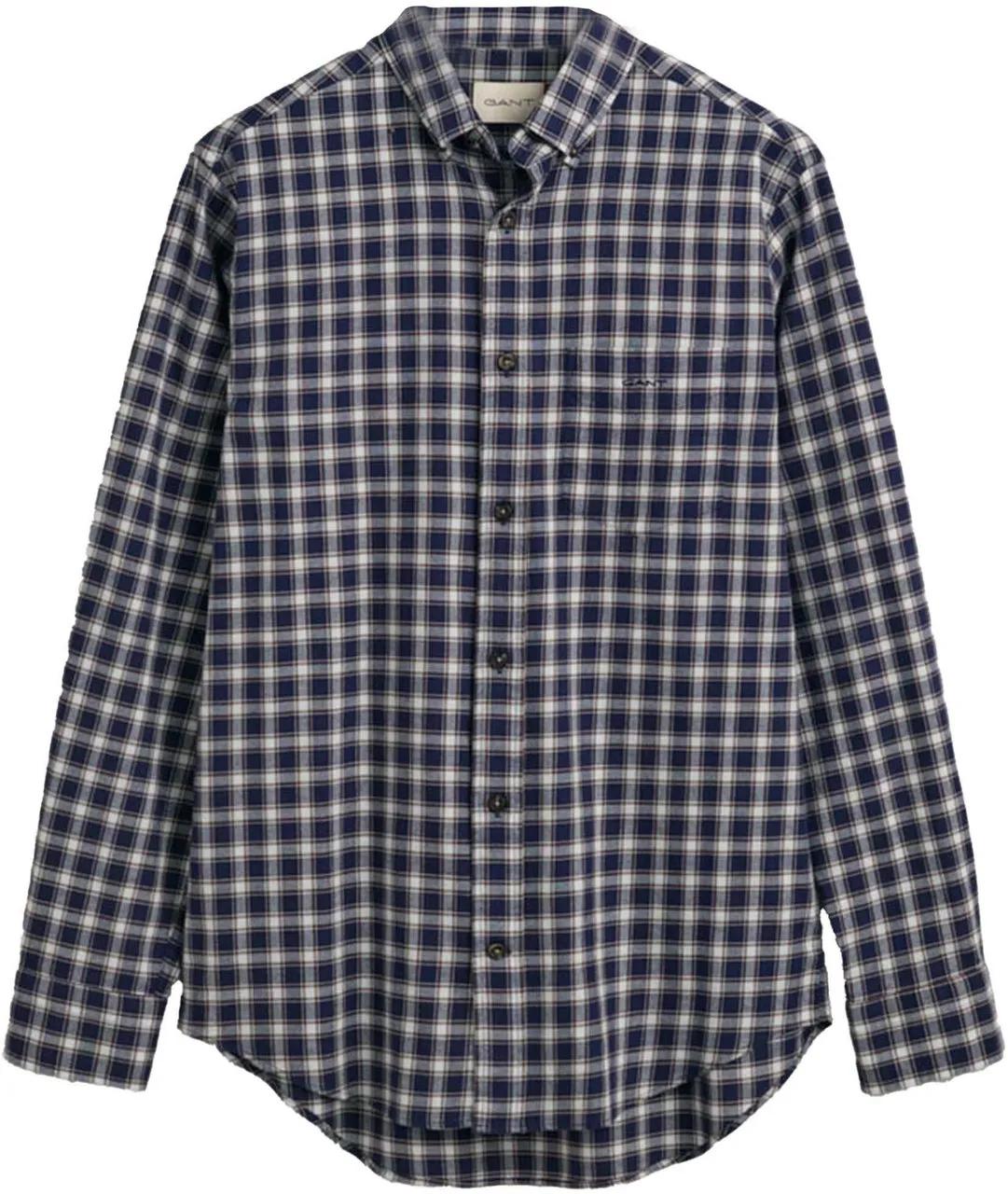 Thumbnail - GANT - Gant Lange Mouw Overhemden Blauw 3230213 409 - Größe XXL - blue