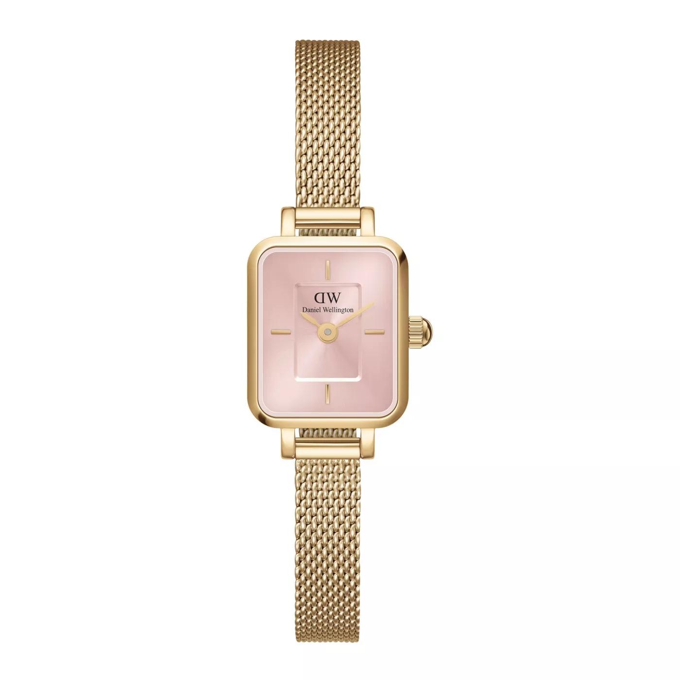 Daniel Wellington Uhr - Daniel Wellington Quadro damen Uhr Gold DW00100655 - Gr. unisize - in Gold - für Damen