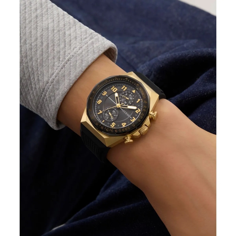 Guess Quarzuhr Quarz-Analoguhr D1 schwarz(Image 3)