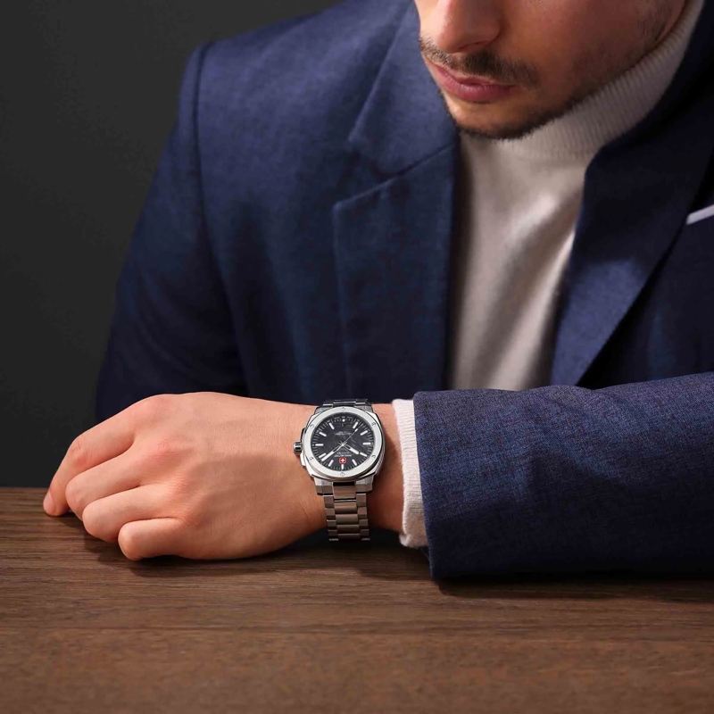 Swiss Military Hanowa Automatikuhr Quarzuhr Sirius Lightning silber(Image 5)