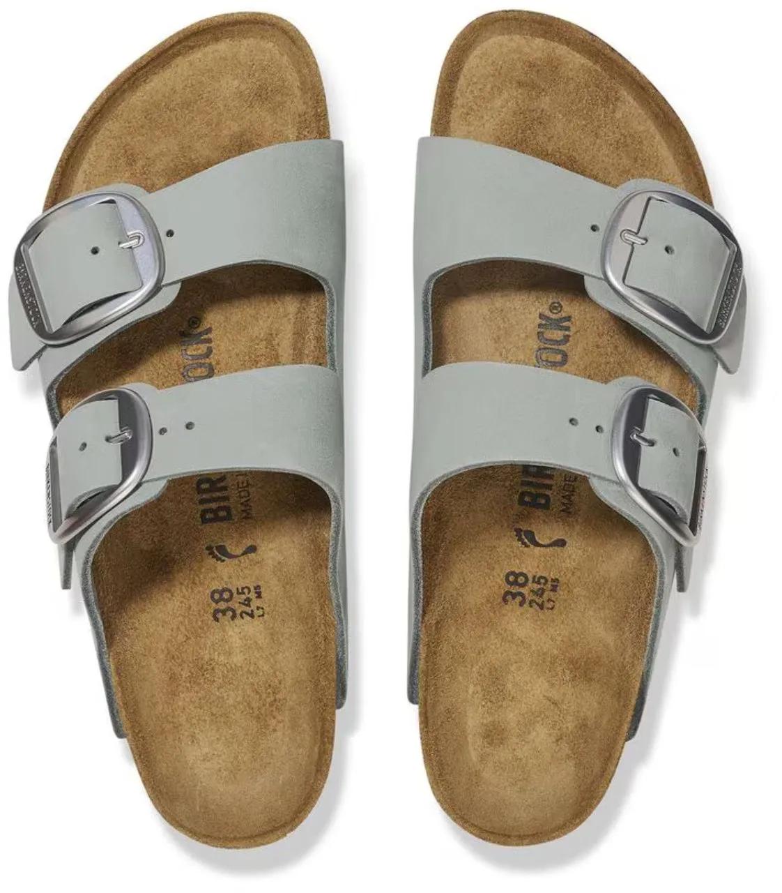 Thumbnail - Birkenstock Slipper & Pantoletten - Slipper Green - Gr. 38 (EU) - in Grün - für Damen