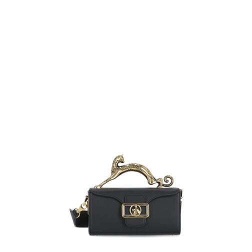 Lanvin Pencil Cat Nano Hand Bag Black Schultertasche