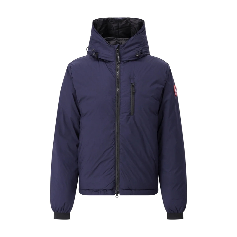 Canada Goose Blazer Kapuzenjacke Lodge mit Daunen Navy