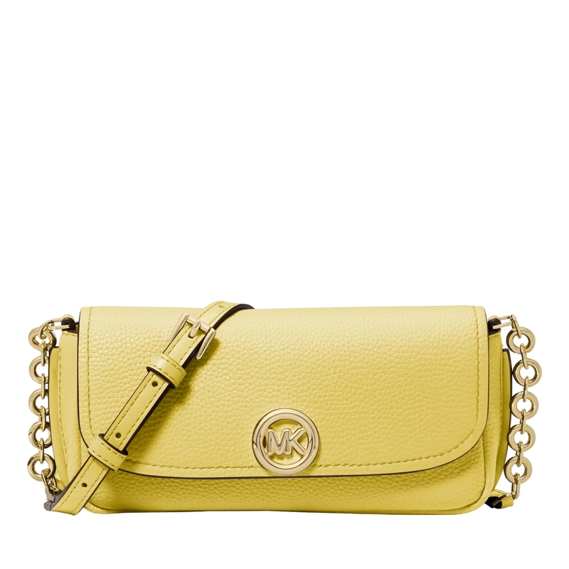 MICHAEL Michael Kors Crossbody Bag Sm Flap Chain Xbody Lemon