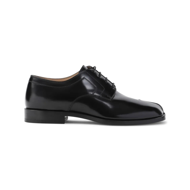 Maison Margiela Marni Tabi Lace Up Shoes Black Mocassin
