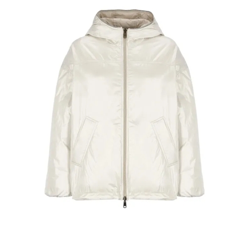 Brunello Cucinelli  Ivory Down Jacket White