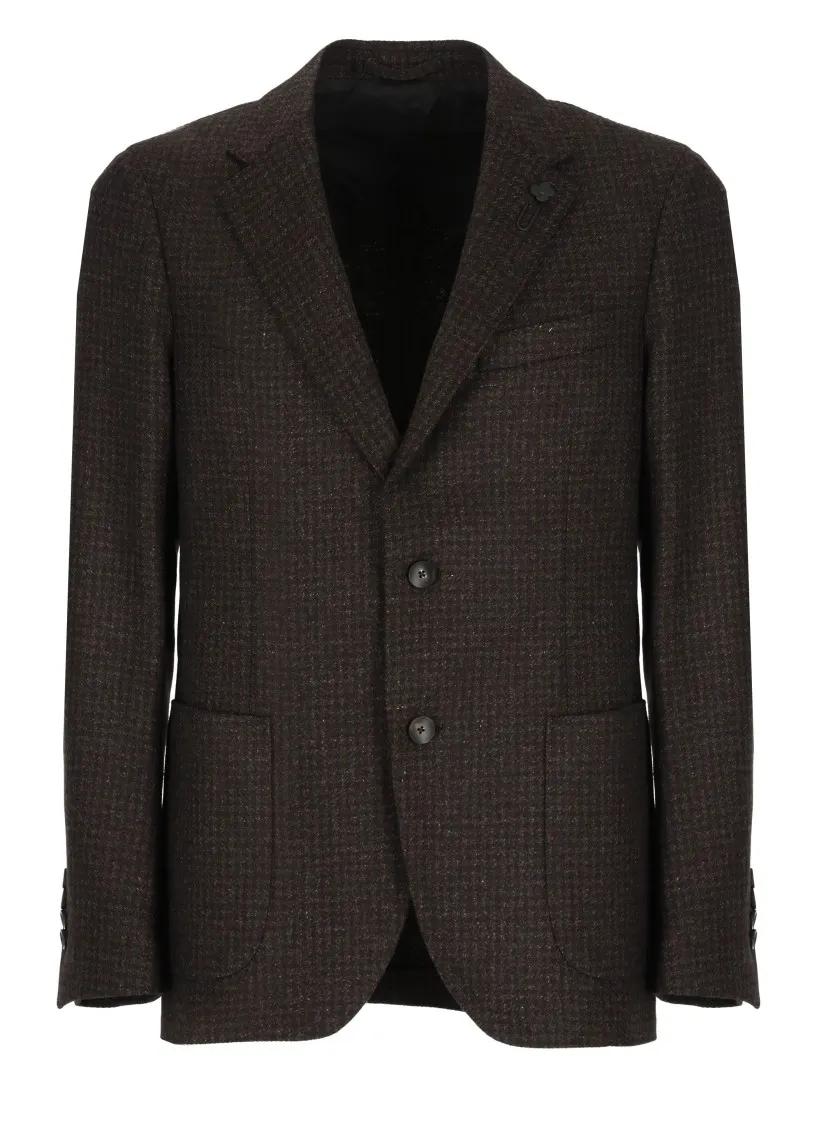 Lardini - Wool Jacket - Größe 50 - braun