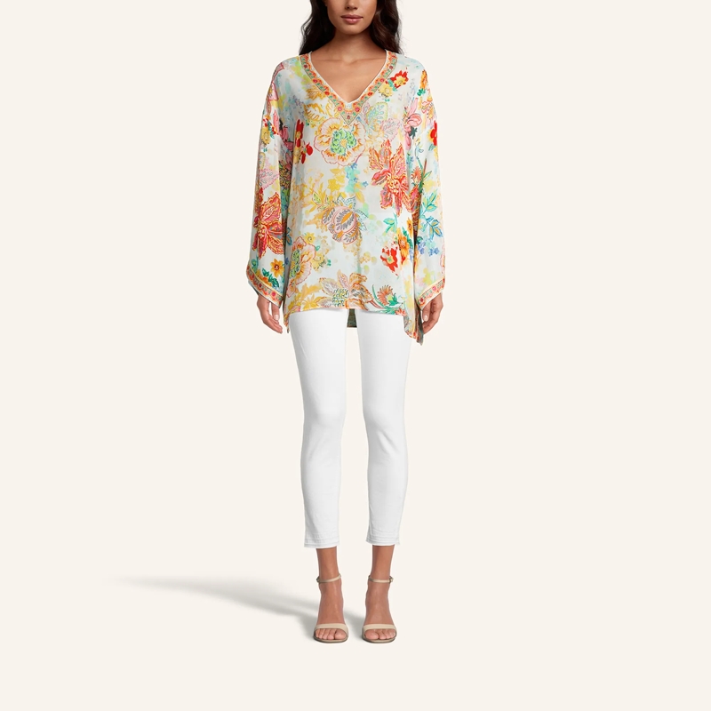 Princess goes Hollywood Tunika/Kaftan Tunika mit Schmucksteinen rot(Image 2)