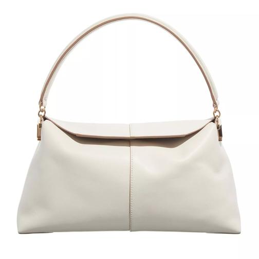 Tod's Shoulder Bag Tod's T Case in Leather Small White Hobotas