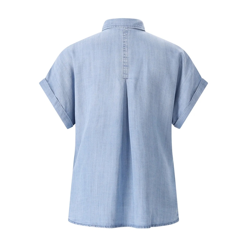 Bella Dahl Bluse Hemdbluse im Denim-Look blau(Image 2)