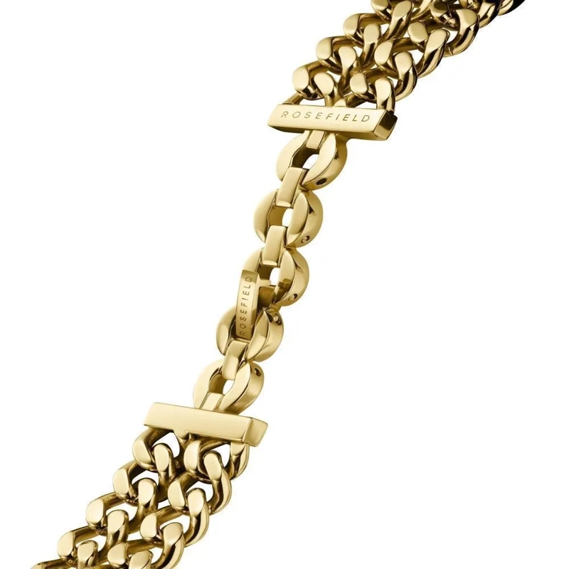 Rosefield Quarzuhr Damenuhr Octagon XS Studio Kettenoptik gold(Image 3)