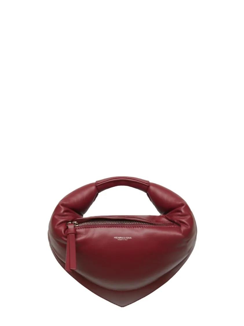 Federico Cina Hobo bags Mini "Tortellino" Bag in rood
