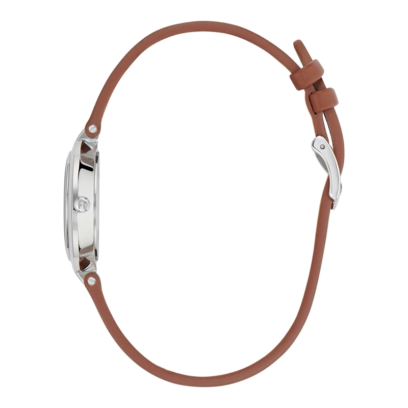 Furla Quarzuhr Quarz-Analoguhr Furla Logo Links braun(Image 2)