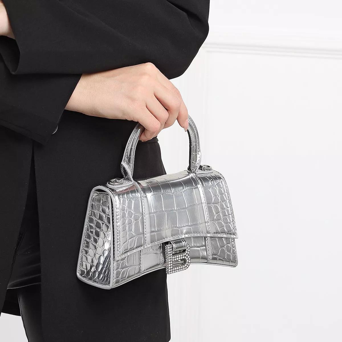 Balenciaga hourglass online silver