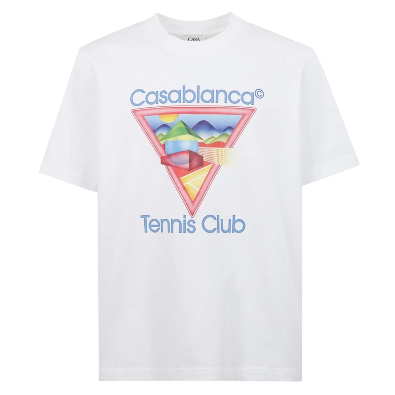 Casablanca T-Shirt Crewneck Logo T-Shirt White