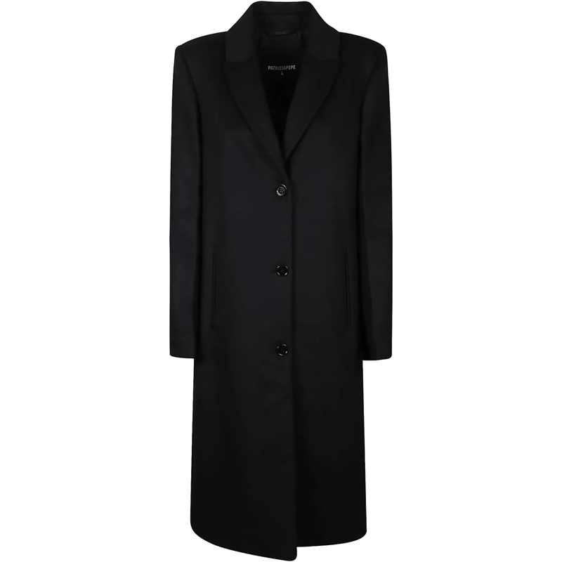 Patrizia Pepe Übergangsjacke Coat Black schwarz