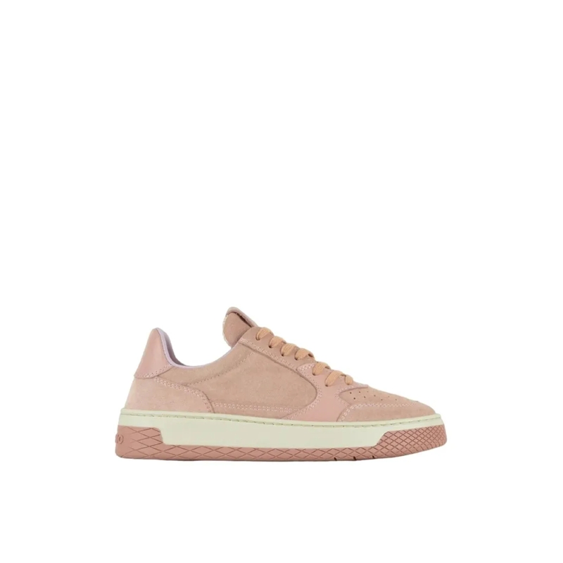 Panchic Sneaker basse Powder Pink Suede Upper With Tone-On-Tone Sneakers Pink