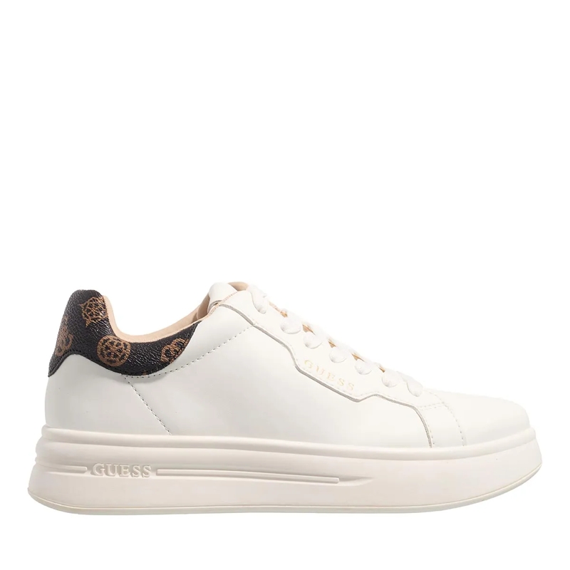 Guess Low-Top-Sneaker Winnie White Brown Ocra