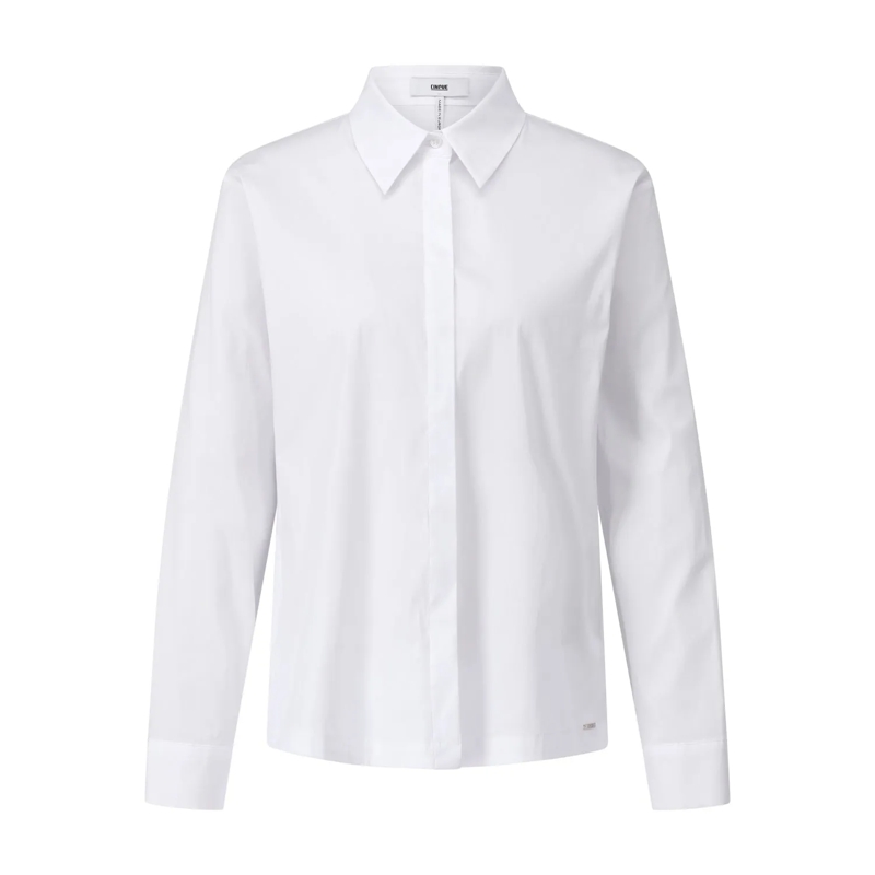 Cinque Blouse Klassische Hemdbluse weiß
