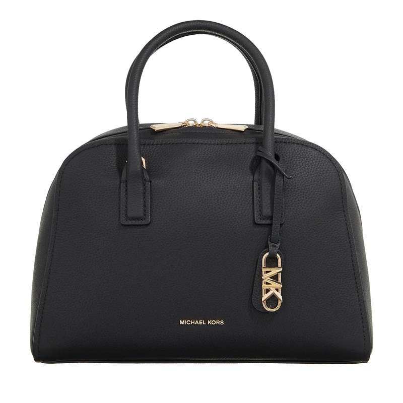 MICHAEL Michael Kors Bowling Bag Md Zip Satchel Black
