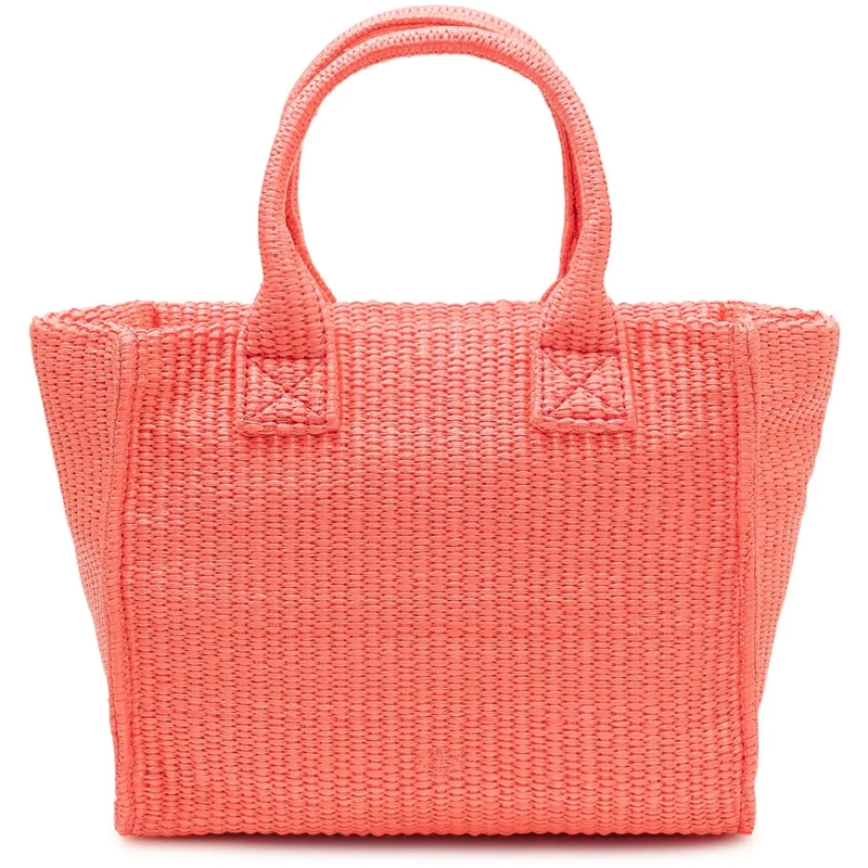 Pinko Shopper Borsa Beach Shopper Mini con Manici rose(Image 3)