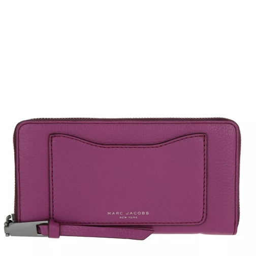 Marc Jacobs Recruit Zip Phone Wristlet Wallet Lilac Portafoglio con cerniera