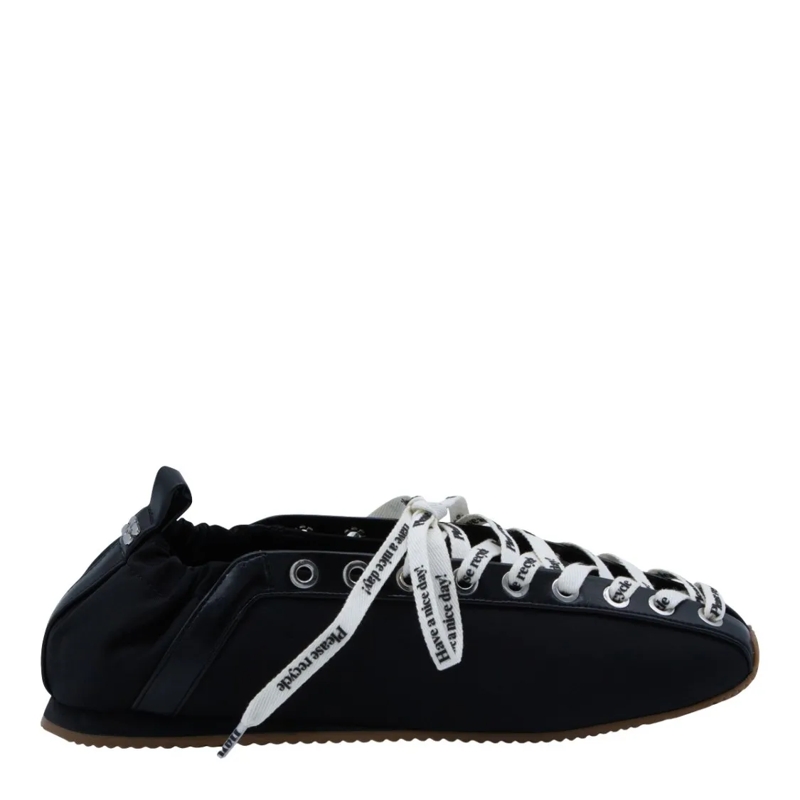 GANNI Sneaker basse Timeless Black Flats With Rounded Toe And Minimali Black