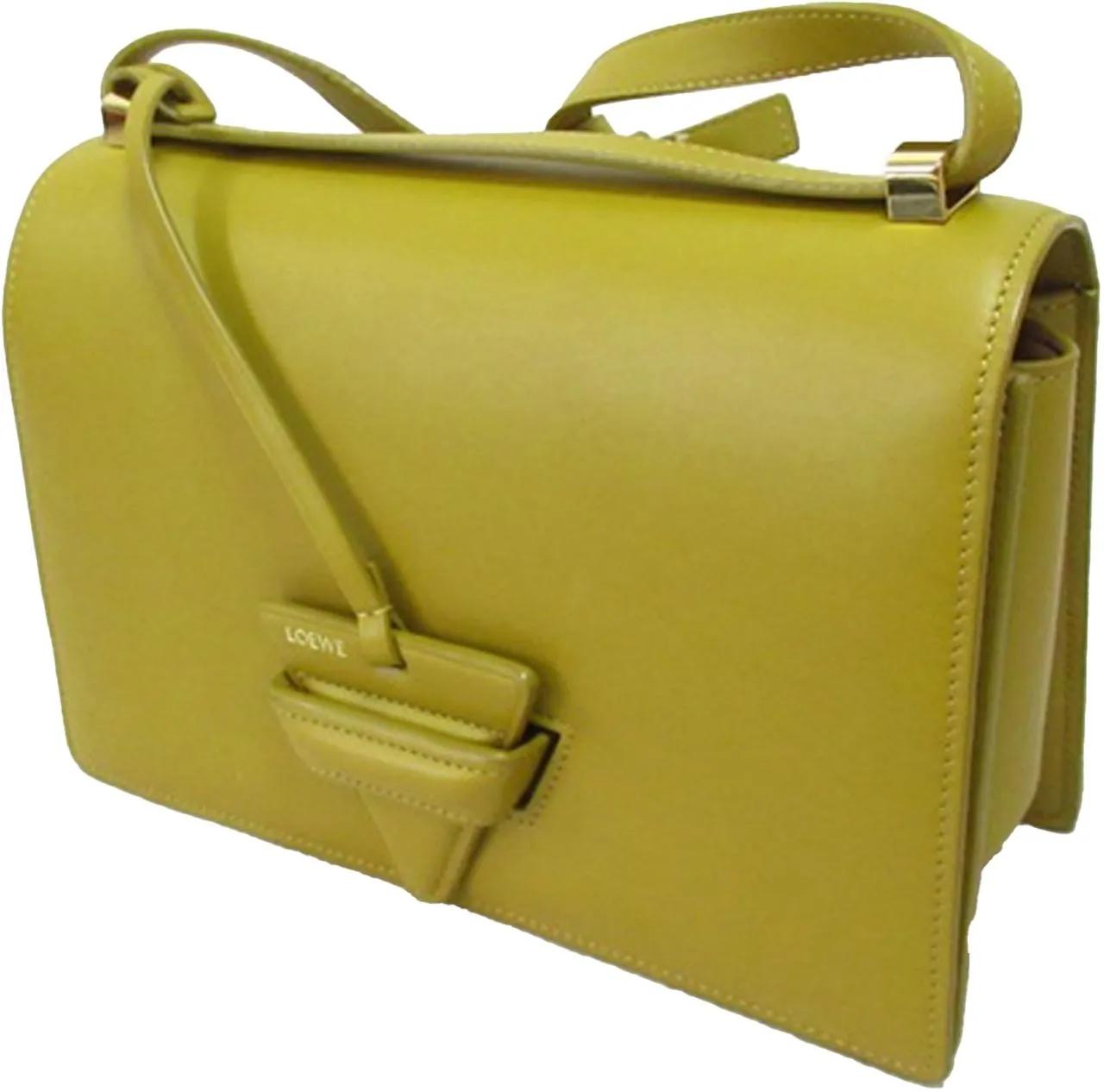 Loewe Hobo bags 2018-2023 Small Leather Barcelona Crossbody in geel