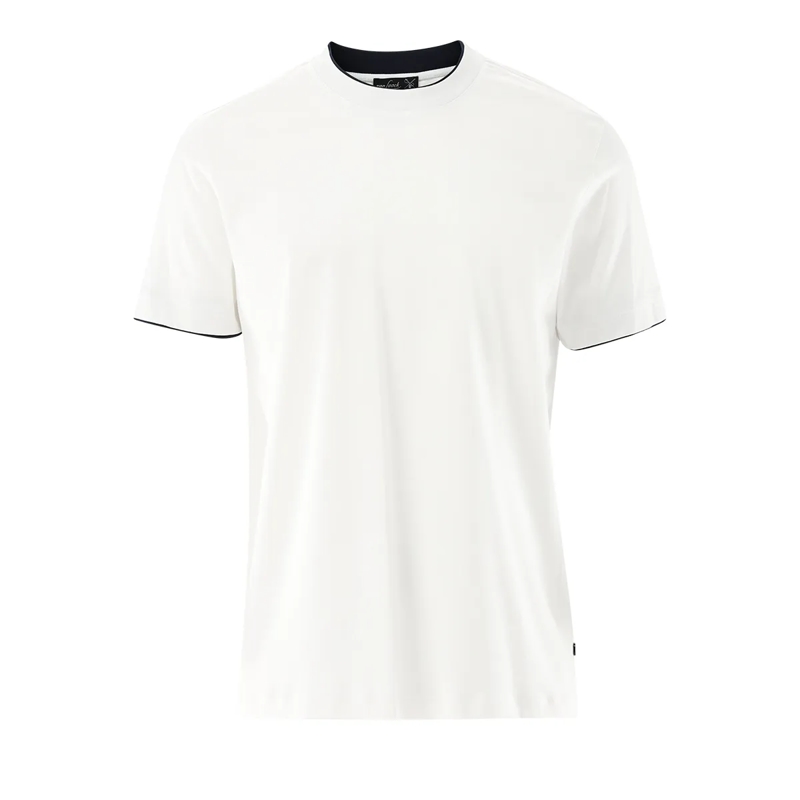 VAN LAACK T-Shirt T-Shirt Polo Uni blau