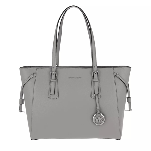 MICHAEL Michael Kors Medium Mf Tz Tote Pearl Grey Shopping Bag