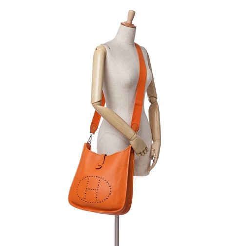 Hermès Sac à bandoulière 2013 Clemence Evelyne III PM orange (Image 10)