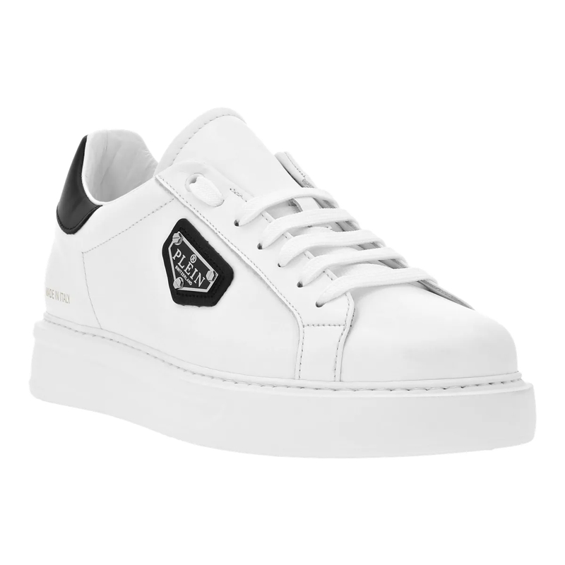 Philipp Plein Low-Top-Sneaker Lo-Top Turnschuhe Titan weiss