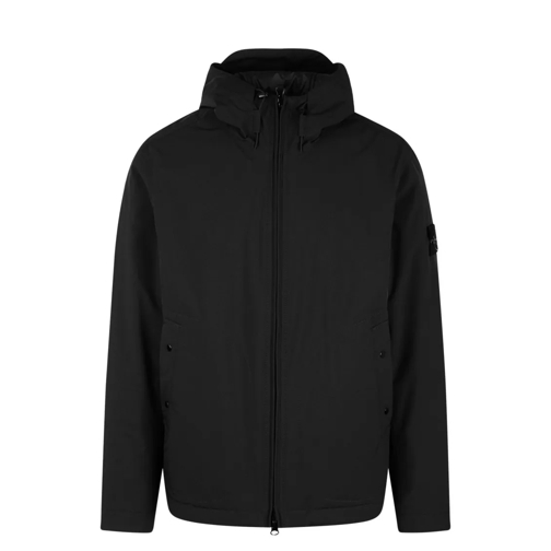 Stone Island Soft Hooded Jacket Black Übergangsjacke