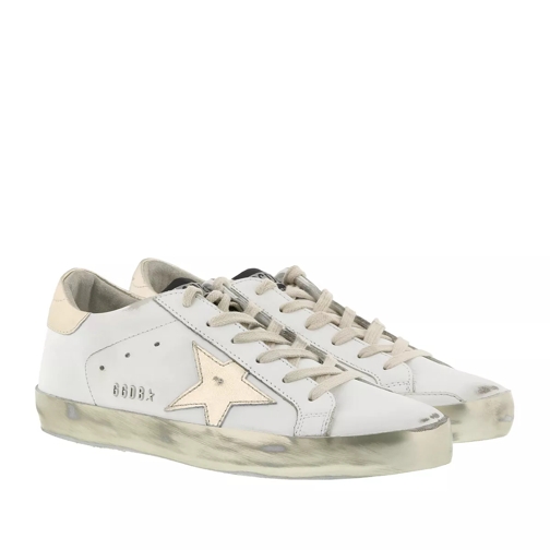 Golden Goose Superstar Cream Star Sneakers White/Gold Low-Top Sneaker